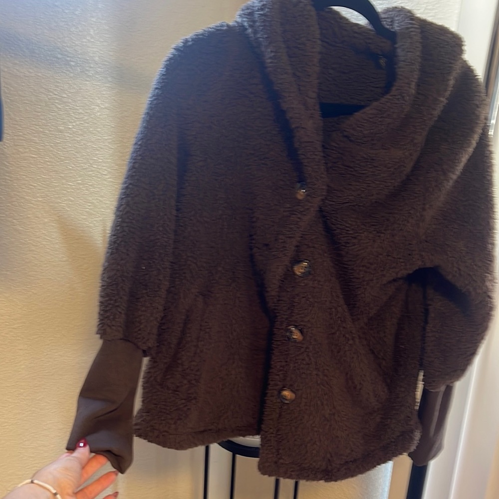 Brown Sherpa jacket